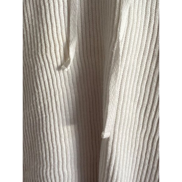 3 Ribbed Top  i.e. Relaxed Fit White Hoodie Old Navy Valerie Steven  M - Picture 6 of 16